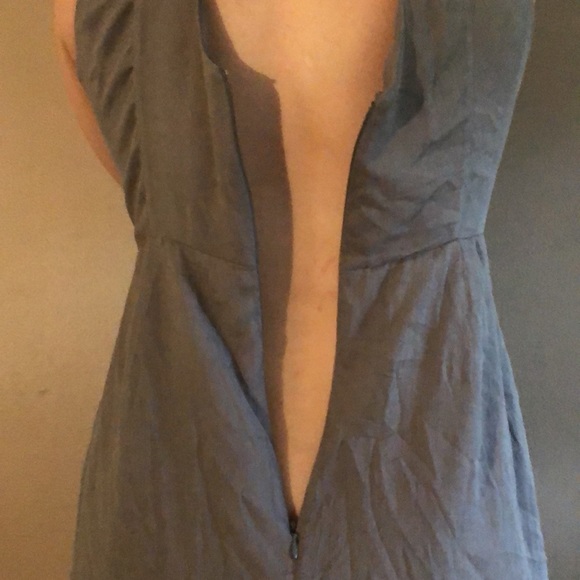 J Crew Outlet Gray Formal Dress size 10 - Picture 6 of 8